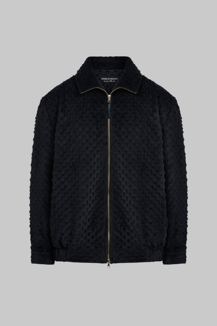endrix Dimple Funnel Neck Jacket Black  - Legends of Creativity