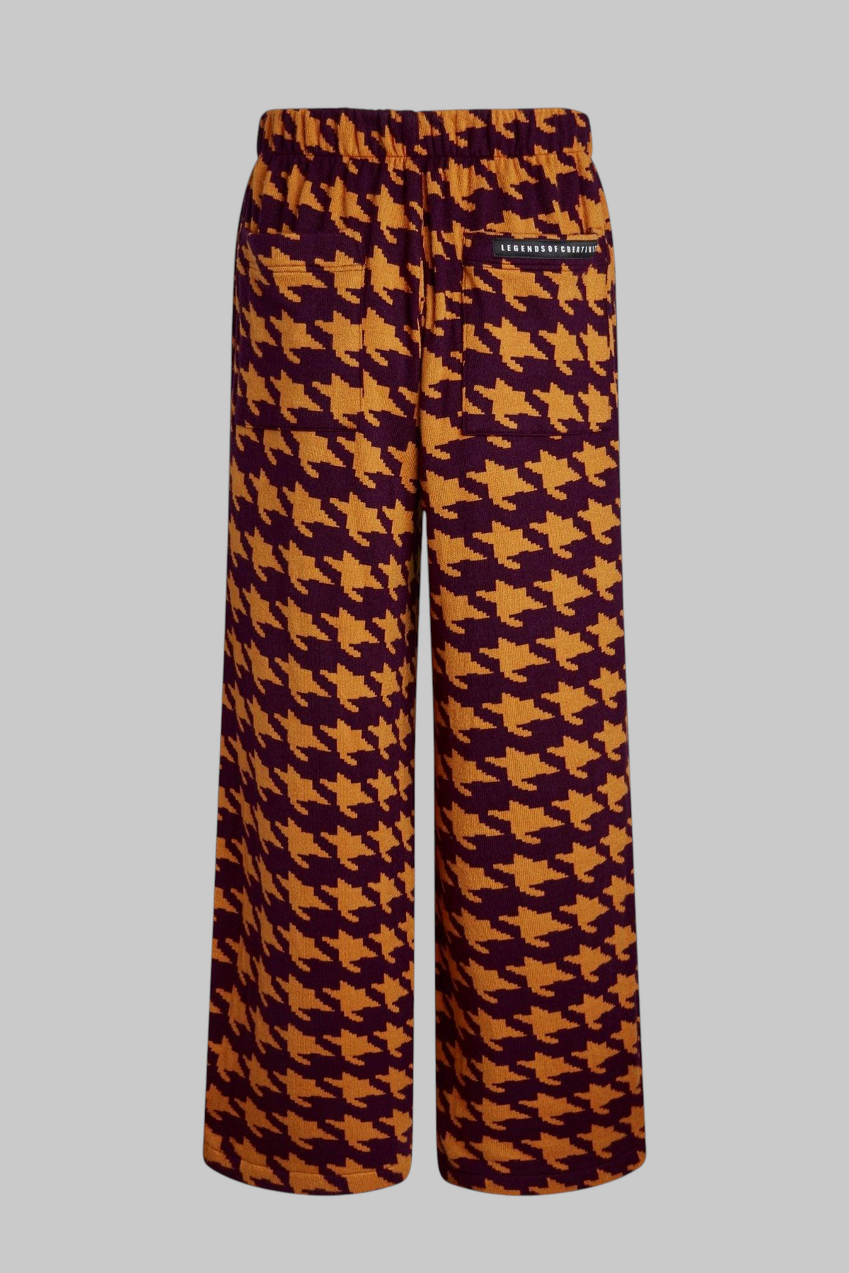 Bowie Houndstooth Baggy Pants - Legends of Creativity