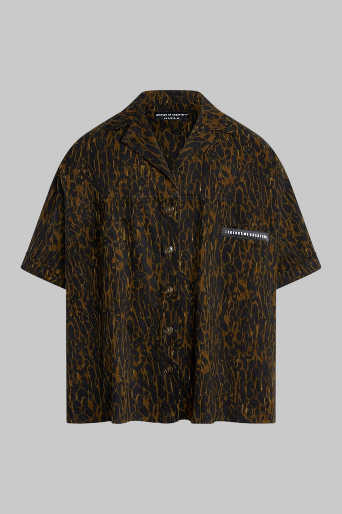 Jackson Leopard Camper Shirt - Legends of Creativity