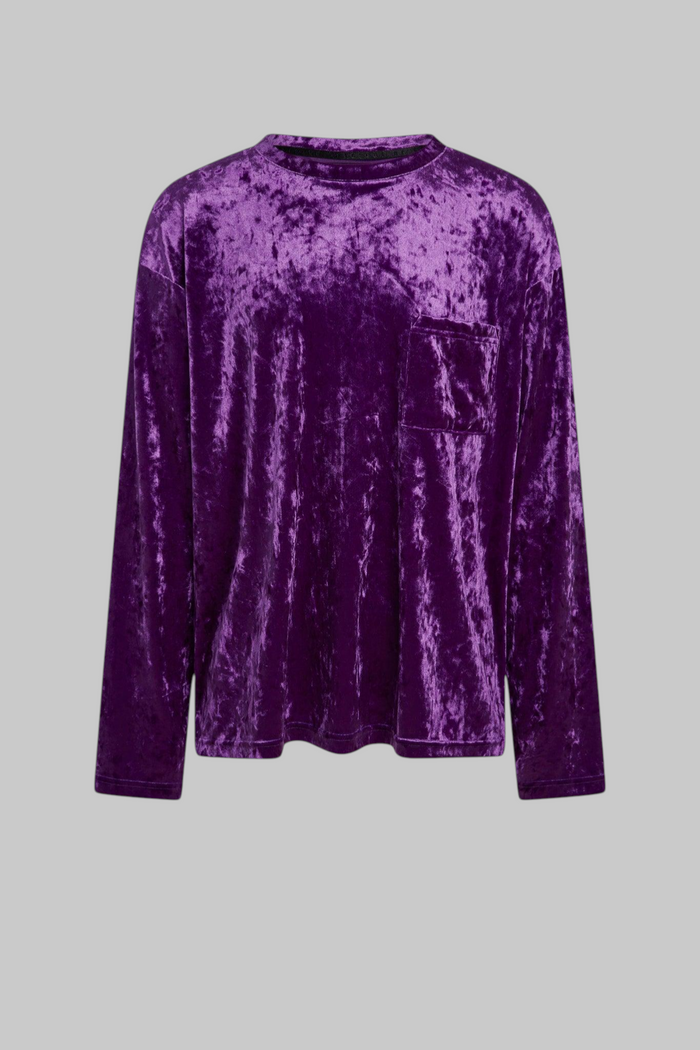 Maxwell Velvet Long Sleeve Top - Legends of Creativity