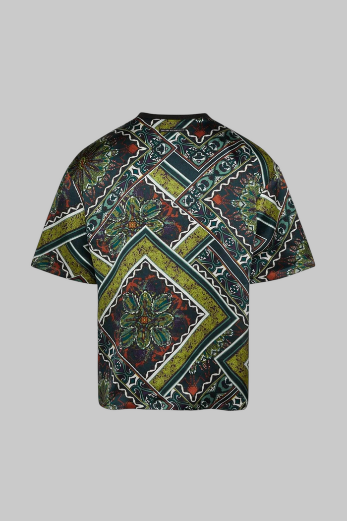 Noah Silk Tile Print Top - Legends of Creativity